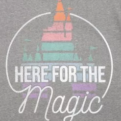 Fantasyland Castle ''Here For The Magic'' T-Shirt For Adults 5 Fantasyland Castle ''Here For The Magic'' T-Shirt For Adults -OUTLET HALLOWEEN SHOP 2325046850053M 2