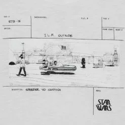 Star Wars Concept Artwork Speeder T-Shirt For Adults -OUTLET HALLOWEEN SHOP 2325048780025M 2