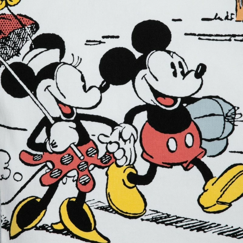 Mickey And Minnie Mouse White Denim Jacket For Adults 5 Mickey And Minnie Mouse White Denim Jacket For Adults - Image 5