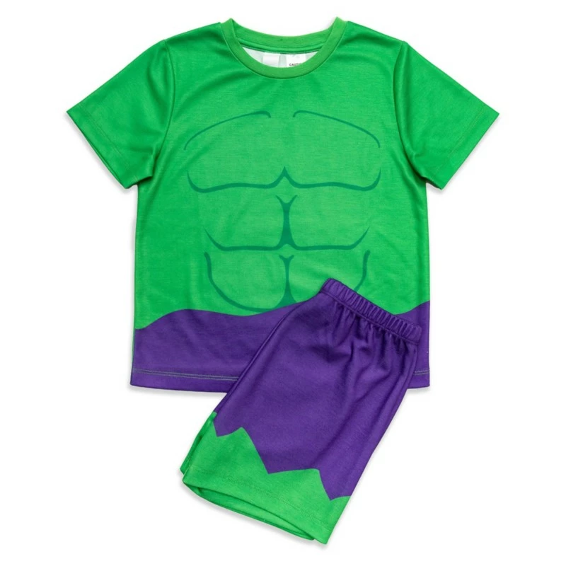 Hulk Short Sleeve Pyjamas Set For Kids 2 Hulk Short Sleeve Pyjamas Set For Kids - Image 2