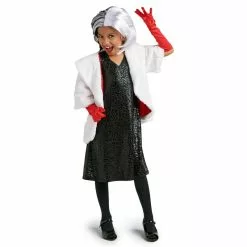 Cruella De Vil Costume For Kids, 101 Dalmatians