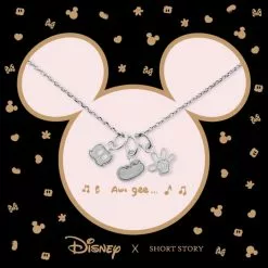 Disney Necklace Mickey Shorts Shoe Glove, Silver -OUTLET HALLOWEEN SHOP 348658001248 3