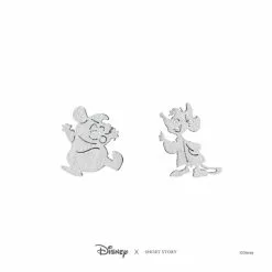 Disney Earrings Cinderella Jaq And Gus, Silver 9 Disney Earrings Cinderella Jaq And Gus, Silver -OUTLET HALLOWEEN SHOP 348658010059 4