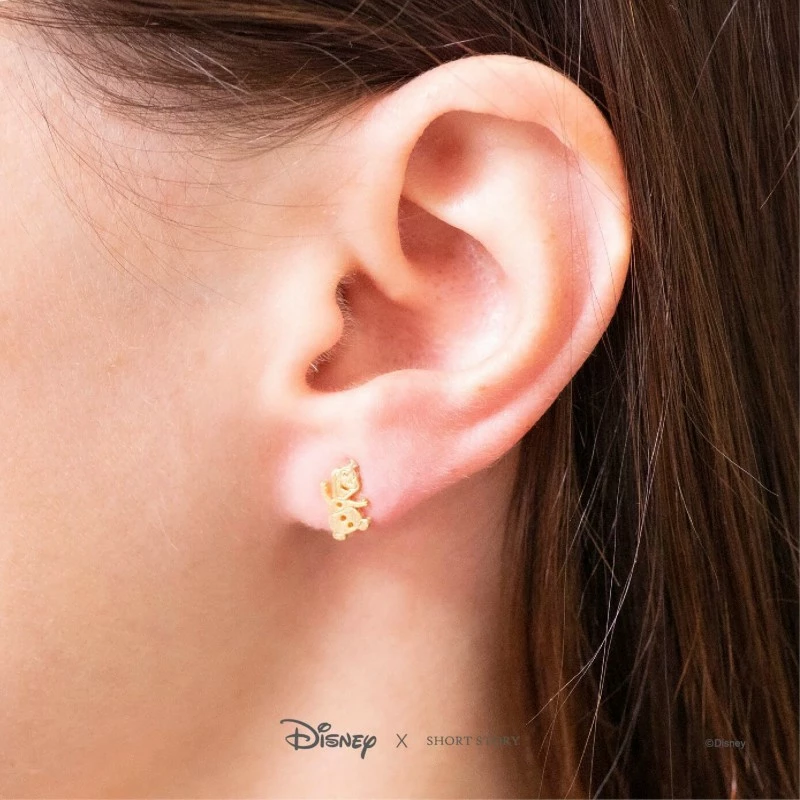 Disney Earrings Frozen Olaf, Gold 3 Disney Earrings Frozen Olaf, Gold - Image 3