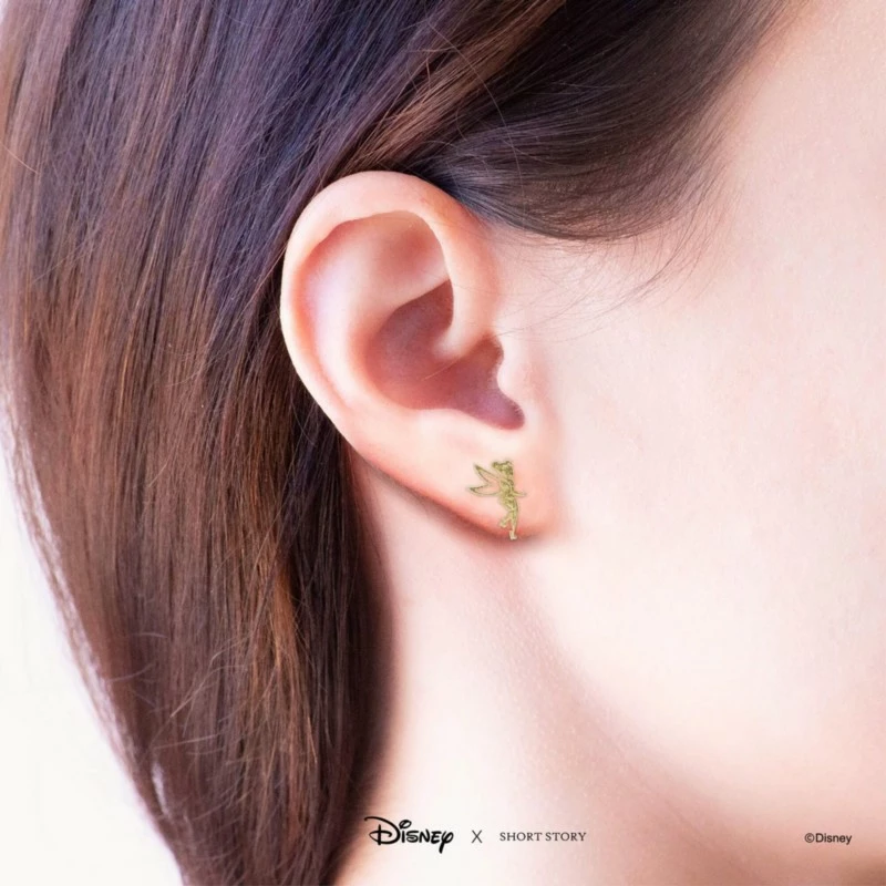 Disney Earrings Tinker Bell, Gold 3 Disney Earrings Tinker Bell, Gold - Image 3