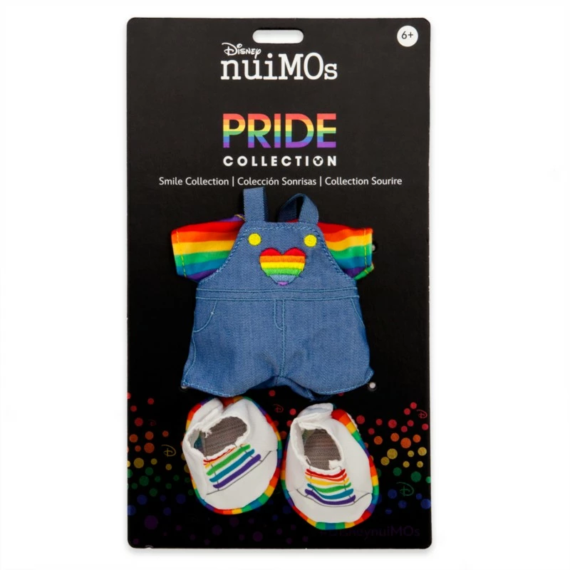 NuiMOs Small Plush Rainbow T-Shirt With Overalls And Trainers 3 NuiMOs Small Plush Rainbow T-Shirt With Overalls And Trainers - Image 3