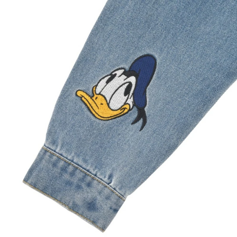 Donald Duck Birthday 2023 Denim Jacket For Adults 4 Donald Duck Birthday 2023 Denim Jacket For Adults - Image 4