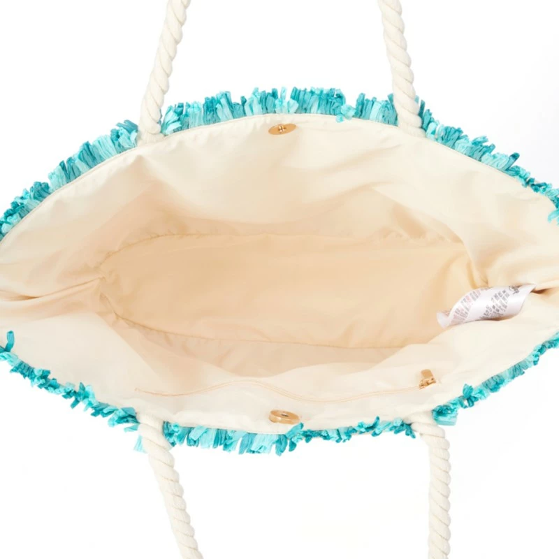 Stitch Straw Tote Bag 4 Stitch Straw Tote Bag - Image 4