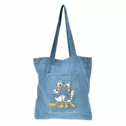Donald & Daisy Duck Denim Tote Bag