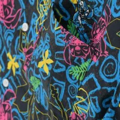 Stitch Neon Summer Shirt For Adults, Lilo & Stitch 7 Stitch Neon Summer Shirt For Adults, Lilo & Stitch -OUTLET HALLOWEEN SHOP 5205052670039M 2