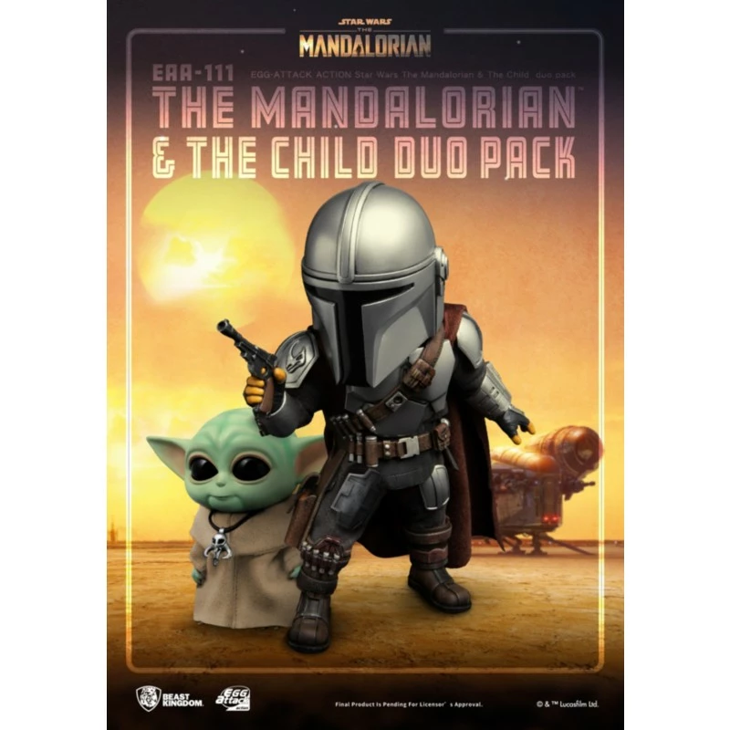 The Mandalorian & The Child Duo Pack Figurine, Beast Kingdom 2 The Mandalorian & The Child Duo Pack Figurine, Beast Kingdom - Image 2