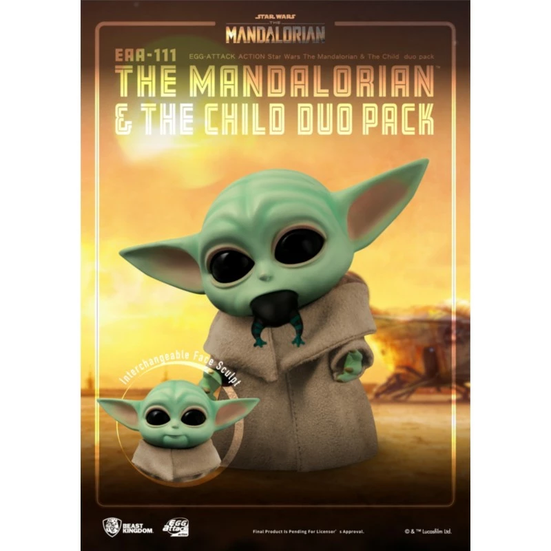 The Mandalorian & The Child Duo Pack Figurine, Beast Kingdom 5 The Mandalorian & The Child Duo Pack Figurine, Beast Kingdom - Image 5