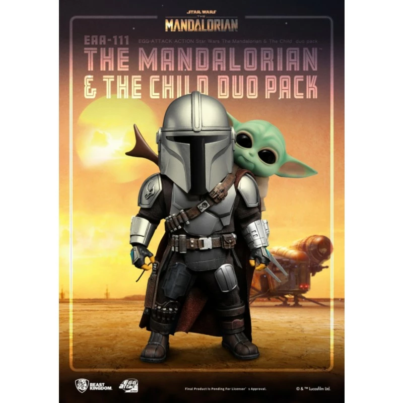 The Mandalorian & The Child Duo Pack Figurine, Beast Kingdom 1 The Mandalorian & The Child Duo Pack Figurine, Beast Kingdom